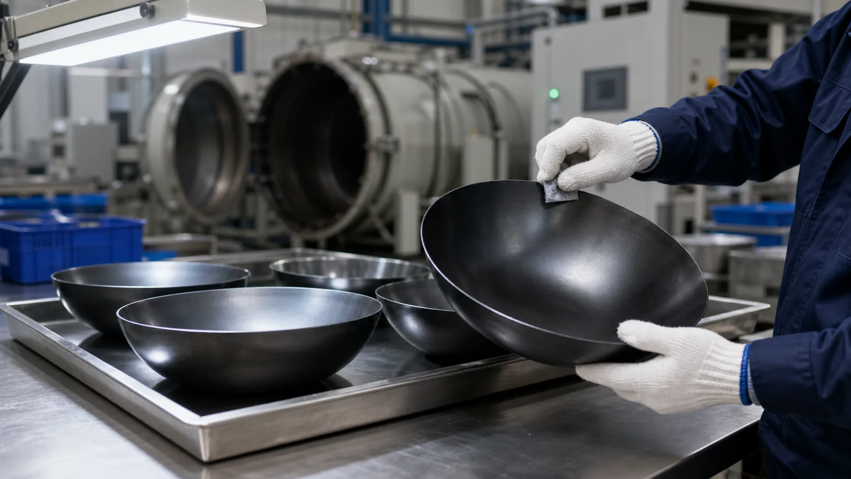 Nitrided Wok Factory Support Backed by Sancong Kitchenware visual